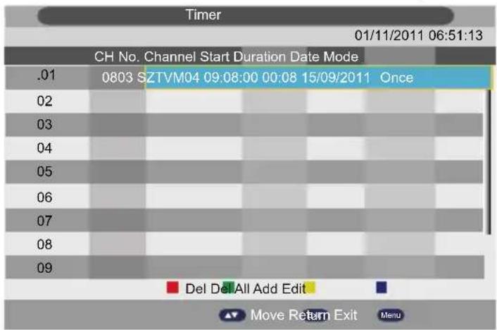 Tecovision LED32CHRDWHBD - Timer - 1
