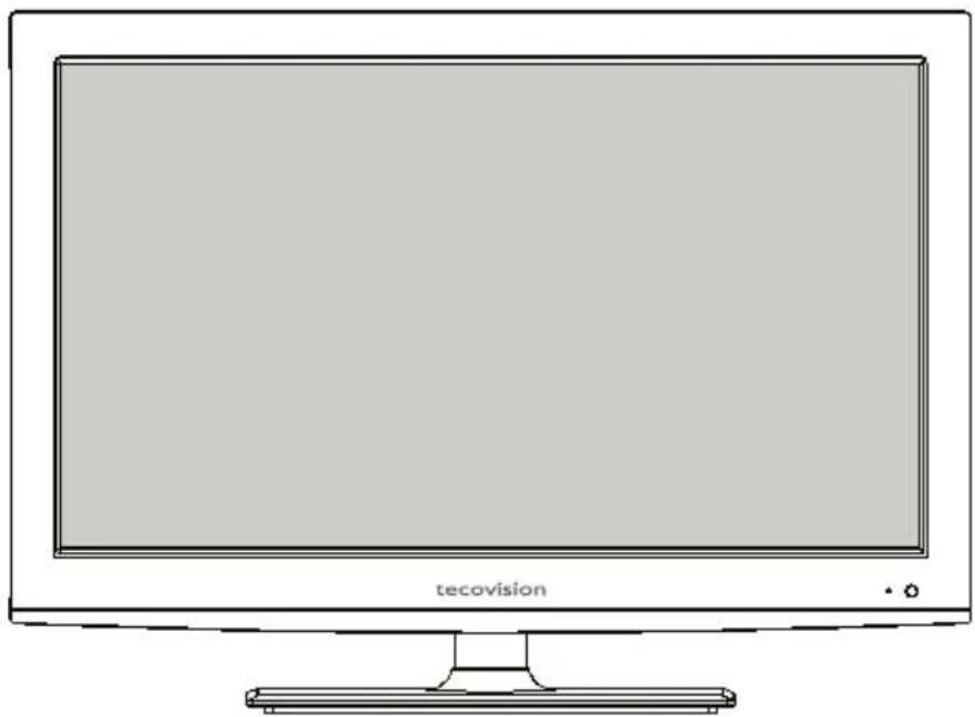 Tecovision LED19AHRLCBC - DIGITAL LED/LCD TELEVISION WITH EDGE LED LIGHTING - 1