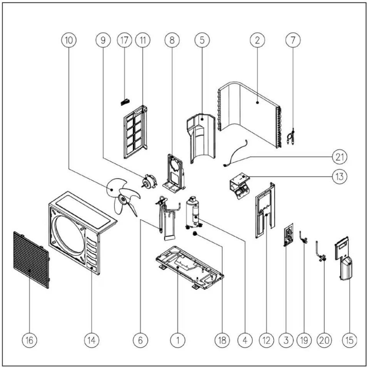 Acson AWM 09G-GR - INDOOR UNIT - 9