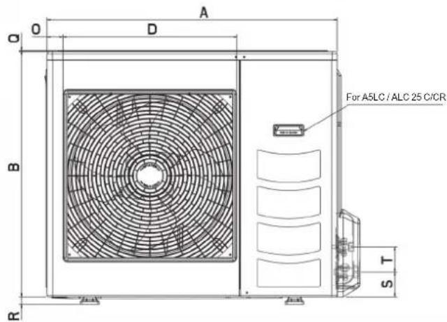 A D Q B For A5LC / ALC 25 C/CR S T R