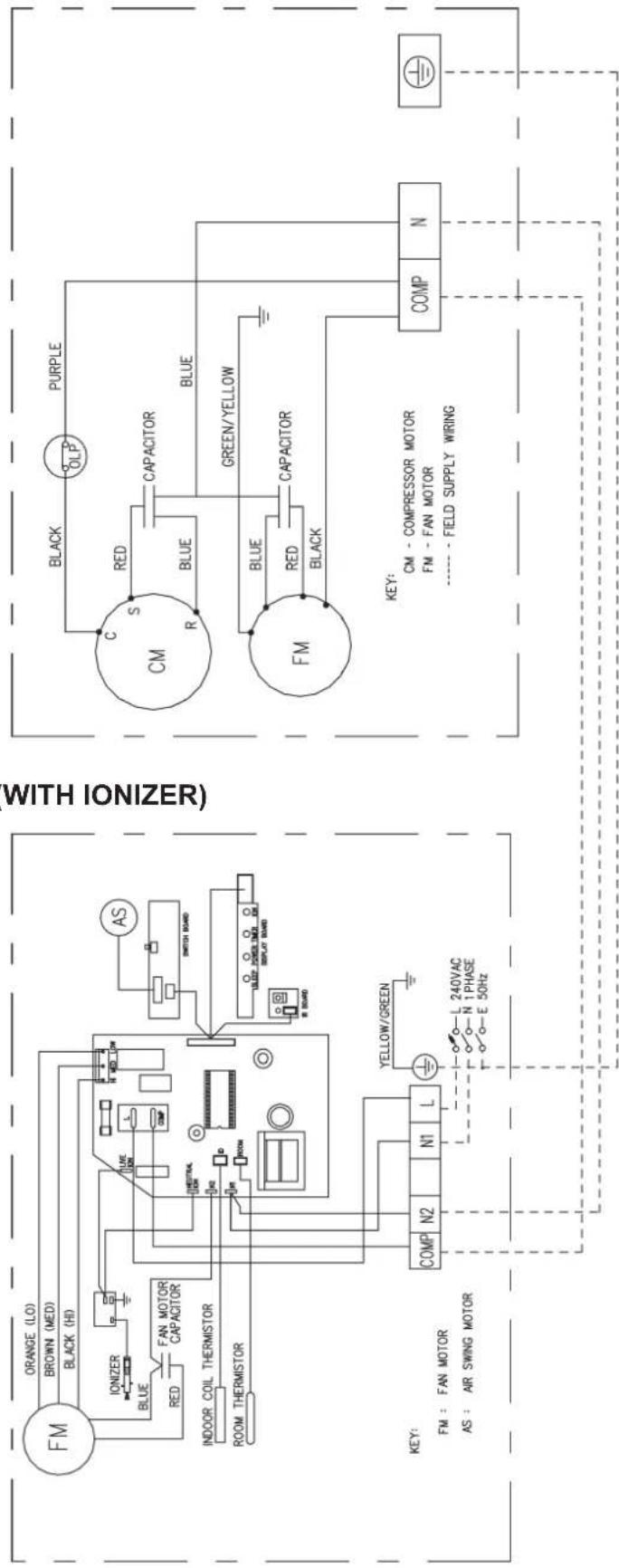 Acson A5WM 07G-GR - COOLING ONLY MODELS - 1