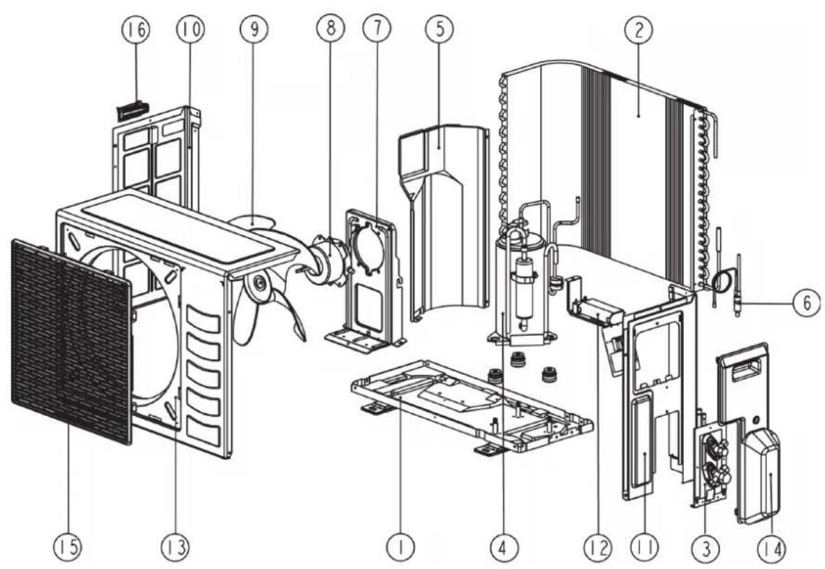 Acson A5WM 07G-GR - EXPLODED VIEW AND PARTS LIST - 5