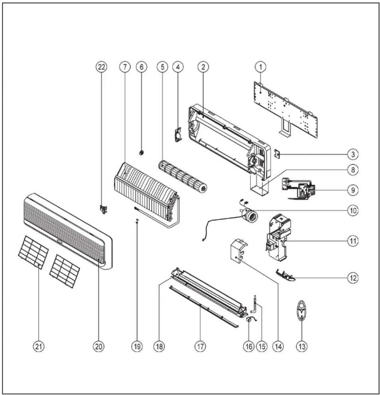 Acson A5WM 07G-GR - EXPLODED VIEW AND PARTS LIST - 3