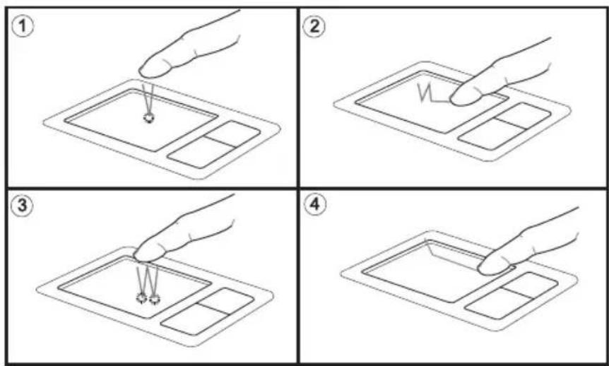 BELINEA C book 1505 - Das TouchPad - Bedienung - 1