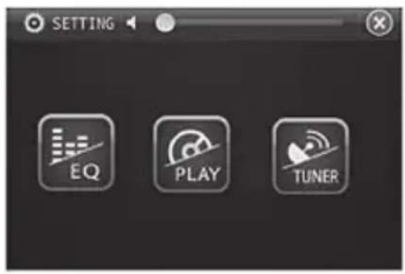 SETTING EQ PLAY TUNER