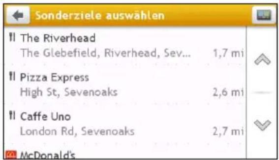 Sonderziele auswählen || The Riverhead The Glebefield, Riverhead, Sev... 1,7 mi || Pizza Express High St, Sevenoaks 2,6 mi || Caffe Uno London Rd, Sevenoaks 2,7 mi McDonald's