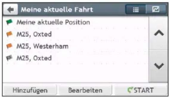 Meine aktuelle Fahrt Meine aktuelle Position M25, Oxted M25, Westerham M25, Oxted Hinzufügen Bearbeiten START
