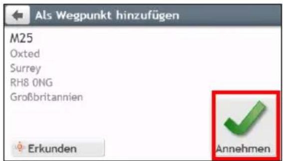 Als Wegpunkt hinzufügen M25 Oxted Surrey RH8 0NG Großbritannien Erkunden Annehmen