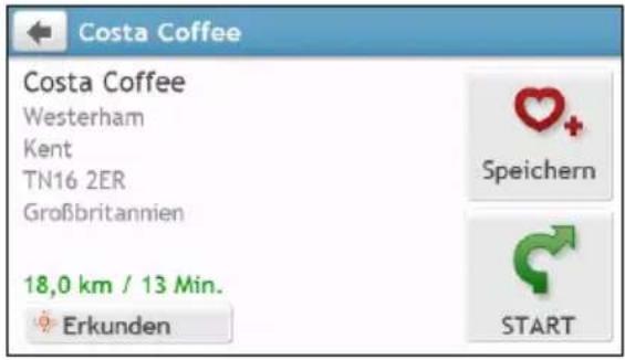 Costa Coffee Westerham Kent TN16 2ER Großbritannien 18,0 km / 13 Min. Erkunden Speichern START