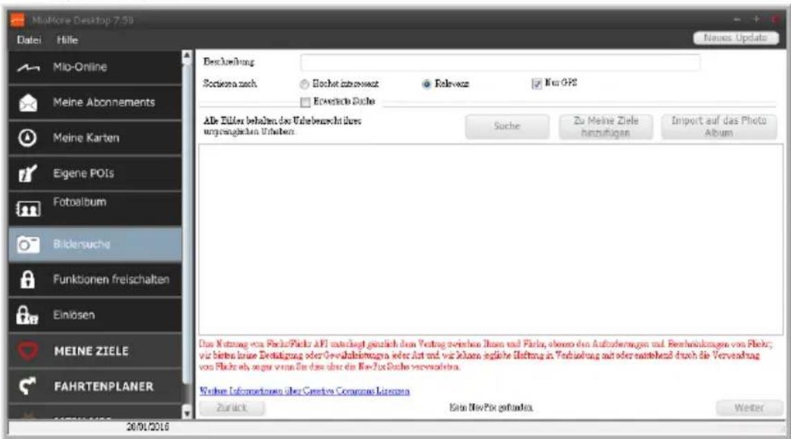 MioMore Desktop 7.50 Datei Hille Mio-Online Meine Abonnements Meine Karten Eigene POIs Fotoalbum Bildersuche Funktionen freischalten Einlösen MEINE ZIELE FAHR TENPLANER 20/01/2016 Beschreibung Sortiera nach: ● Drochet internevez ● Referenz ■ NeuroGPS Ade Bilder behalten das Unterbesicht ihres umgewörschen Erheben. Suche Zu Meine Ziele hinzufügen Import auf das Photo Album Das Nutzung von Flache/Flickr API unterliegt gänlich dem Vertrag zwischen Ihnen und Flate, obvero den Aufsorderungen und Beeininkommen von Flache; wir bieten keine Bestätigung oder Gewährleistungen oder Art und wir können eigliche Haftung in Verbindung mit oder entstehend durch die Verwendung von Flache als sogar wenn Sie das über den Kie-Pix Suche verwandeten. Wertlose Infrastructures über Creative Commons Licensee Zurück Kain Kie-Pix gehalten. Weiter
