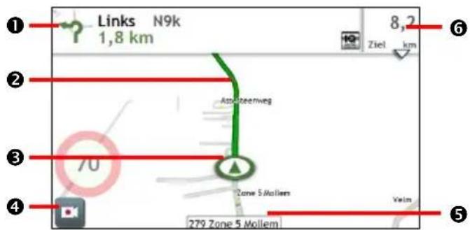 Links N9k 1,8 km 8,2 Ziel km App-Zeenweg Zone 5 Mollem 279 Zone 5 Mollem Vein