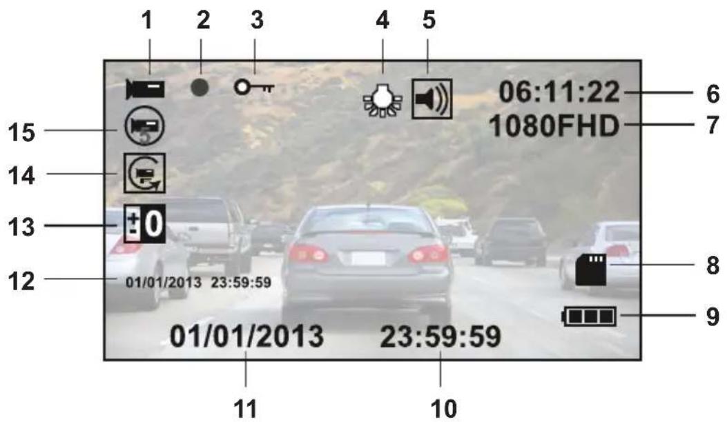 Nextbase In-Car Cam 220 - VIDEO MODE - 1