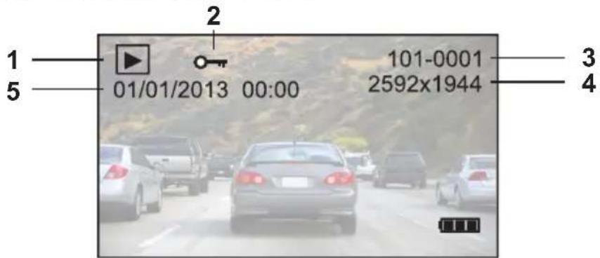 Nextbase In-Car Cam 220 - WIEDERGABE VON FOTOS - 1