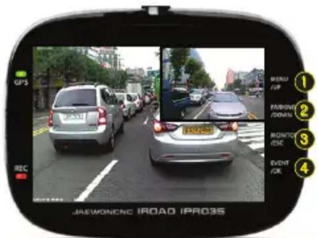 iRoad IPRO35 - A Simple Button and PIP function - 1