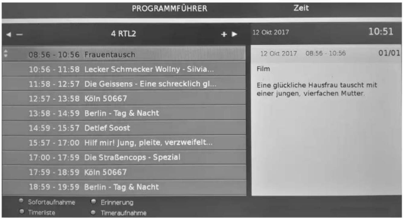 XORO HRK 8760 CI+ - Elektronischer Programmführer (EPG) - 1