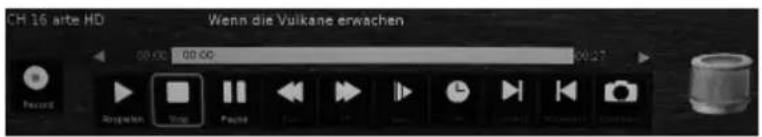 XORO HRK 8760 CI+ - Aufnahmeliste - Aufnahmen abspielen - 2