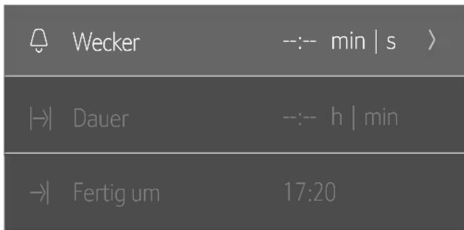 NEFF BFS4523MK - Zeitfunktionen ein- und ausblenden - 1