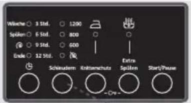 Luxor WM 1250 FZ A - 2- Schleuderdrehzahl-Auswahl - 1