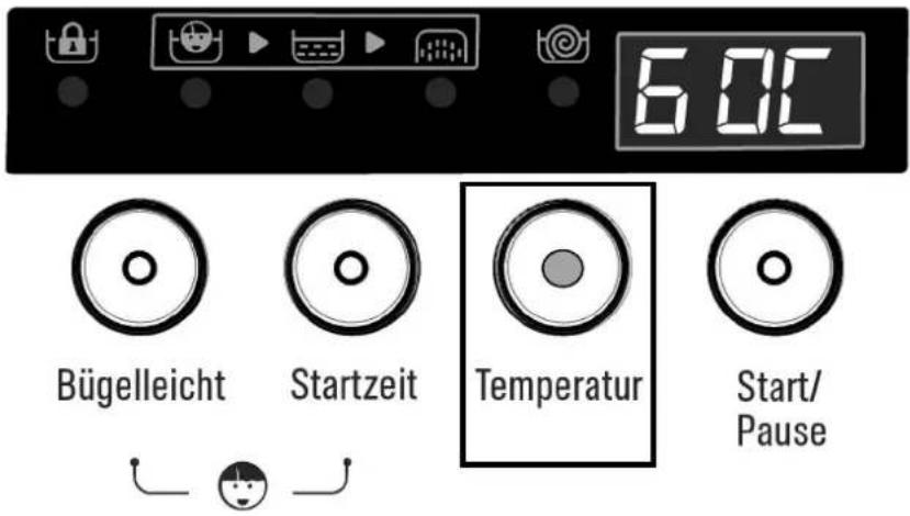 Luxor WM 1249 R6 A plus - 1- Auswahl der Waschwassertemperatur - 1