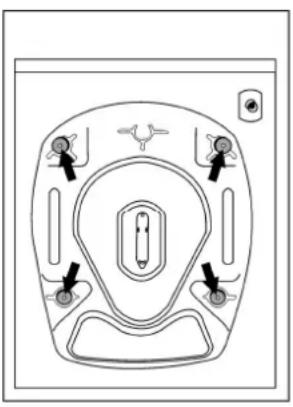 Luxor WM 1249 R6 A plus - ENTFERNEN DER TRANSPORTSICHERUNGSSCHRAUBEN - 1