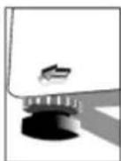 Luxor WM 1249 R6 A plus - EINSTELLEN DER GERÄTEFÜSSE - 1