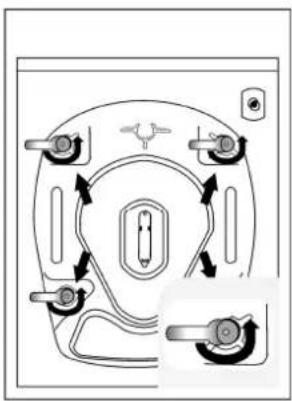 Luxor WM 1447 R6 A plus - KAPITEL -3: AUFSTELLEN ENTFERNEN DER TRANSPORTSICHERUNGSSCHRAUBEN - 2