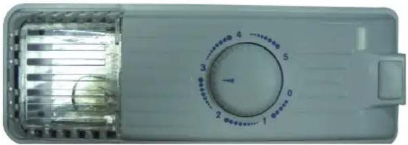 Luxor KG 455 - Einstellung des Thermostats - 1