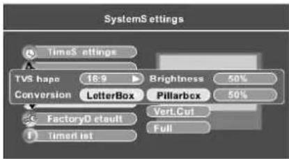 GERICOM L2308DV - Systems ettings - 2