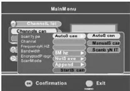 GERICOM L2308DV - Sendereinstellung - 1
