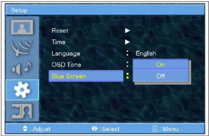 GERICOM GTV4281 - Blue Screen (Blauer Bildschirm) - 2