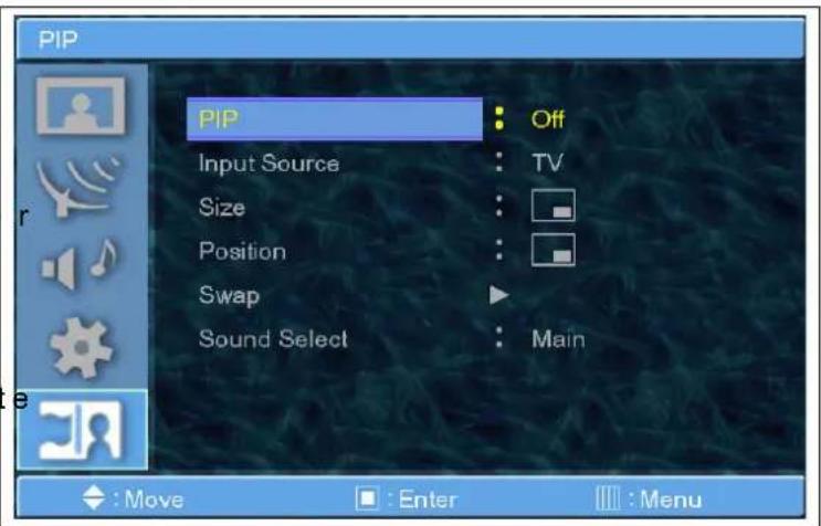 GERICOM GTV4281 - PIP (Bild-in-Bild) - 1