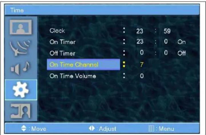 GERICOM GTV4280 - Time - Off Timer (Ausschaltzeit) - 4