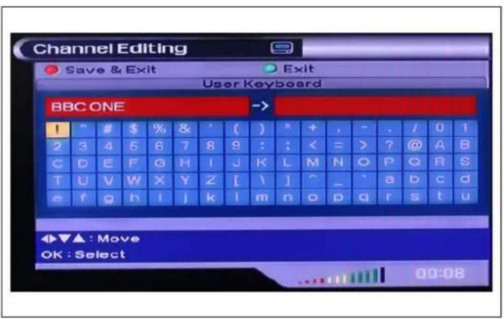 GERICOM GTV4280 - Channel List (Kanalliste) - 2
