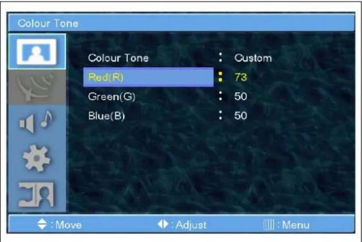 GERICOM GTV3201 - Colour Tone (Farbton) - 3