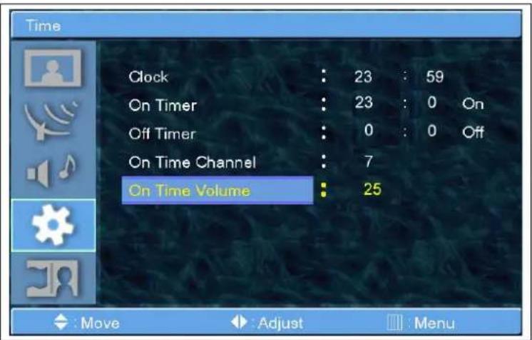 GERICOM GTV3201 - Time - Off Timer (Ausschaltzeit) - 6