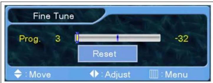 GERICOM GTV3004 - Fine Tune (Feinabstimmung) - 2