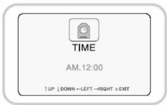 GERICOM GTV4210 - TIME SET (Uhrzeit einstellen) - 1