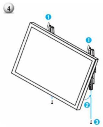 GERICOM GTV4210 - Installation des Bildschirms - 1