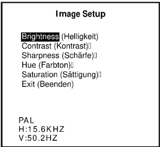 GERICOM GTV2000 - WAHL DER EINGANGSSIGNALE: - 15