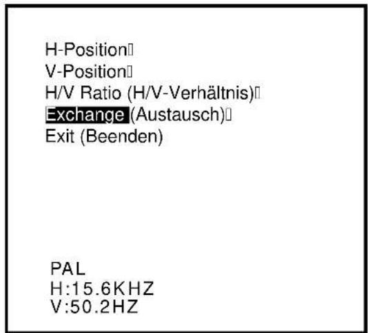 GERICOM GTV2000 - WAHL DER EINGANGSSIGNALE: - 10