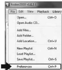Audiolab 8200DQ - Using Foobar with Windows Vista and Windows 7 - 2