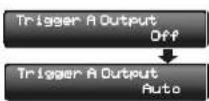 Audiolab 8200DQ - Trigger Options in the Menu: - 2