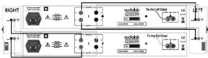 Audiolab 8200M - 8200M - Bi-Wired Loudspeaker Connection - 1