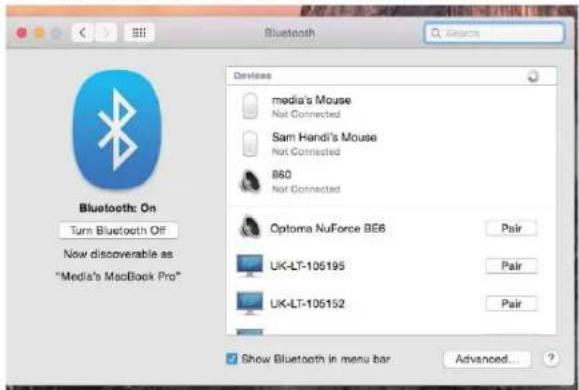 NuForce BE6i - Mit einem Mac koppeln - 3
