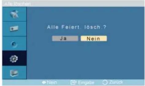 SAMSUNG SyncMaster P63FP-2 - Feiertagsverwaltung - 3