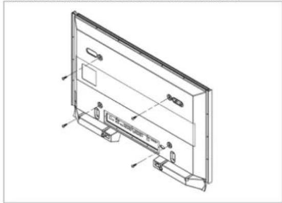 SAMSUNG SyncMaster P63FP-2 - So montieren Sie das Gerät an der Wandhalterung - 1