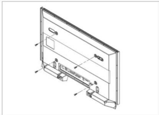 SAMSUNG SyncMaster P63FP-2 - So montieren Sie das Gerät an der Wandhalterung - 3