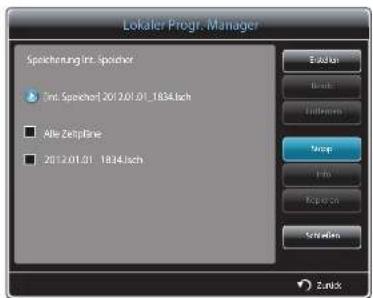 SAMSUNG SyncMaster ME95C - Beenden eines Lokale Progr. - 2