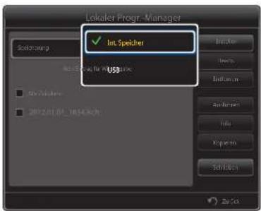 SAMSUNG SyncMaster ME95C - Kopieren eines Lokale Progr. - 2
