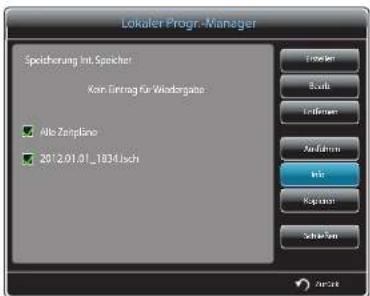 SAMSUNG SyncMaster ME95C - Anzeigen der Details eines Lokale Progr. - 2